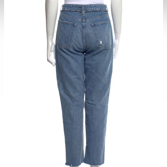 Reformation Julia High Rise Distressed Straight Leg Jeans size 29 - Picture 4 of 7